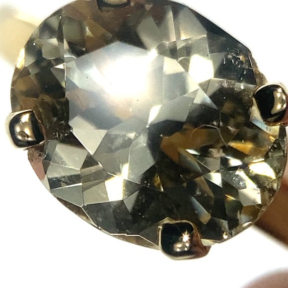 Laletema Yellow Grossular Garnet 4.48ct Solid 18K Yellow Gold Ring - Picture 3 of 9